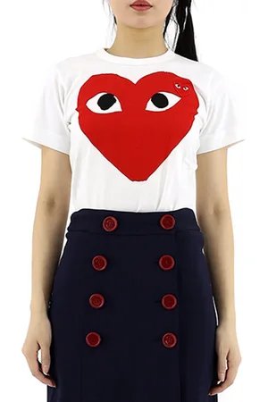 Comme des Garçons Ladies Short-sleeve Big Heart T-shirt, Size X-Small