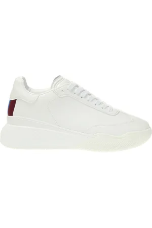 Stella McCartney White Loop Lace-up low-top Sneakers, Brand Size 35 (US Size 5)