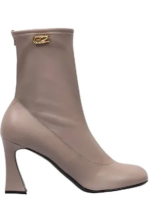 Giuseppe Zanotti Beige Alethaa Ankle Boots, Brand Size 35 ( US Size 5 )