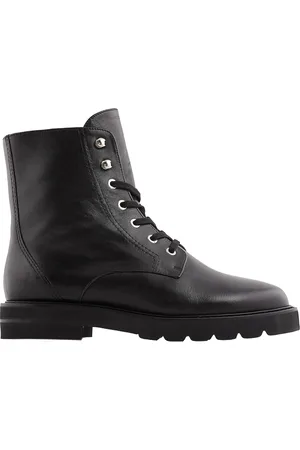Stuart Weitzman Mila Lift Leather Boots, Brand Size 38 ( US Size 7.5 )
