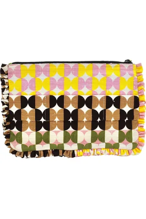 La DoubleJ Mezzaluna Printed Clutch