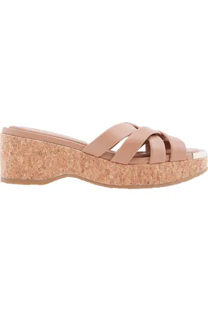 Jimmy Choo Biscuit Maribou 50 Sandals, Brand Size 40 ( US Size 10 )