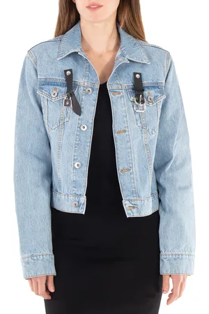 J.W.Anderson Padlock Strap Trucker Denim Jacket, Size Small