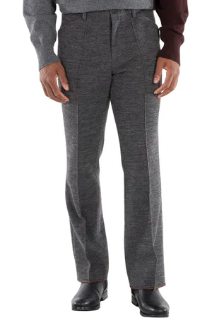 Kolor Mens Charcoal Gray Tailored Straight Leg Trousers, Brand Size 1 (Small)
