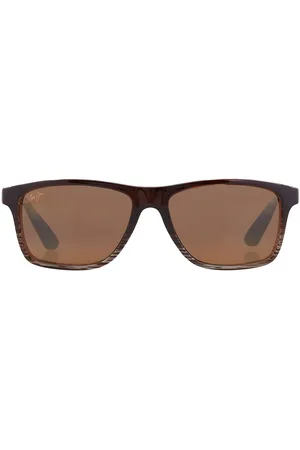 Maui Jim Onshore HCL Bronze Rectangular Mens Sunglasses H798-01 58