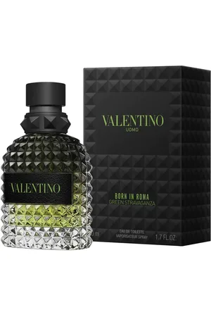 VALENTINO Mens Born in Roma Green Stravaganza EDT Spray 1.7 oz Fragrances 3614274024784