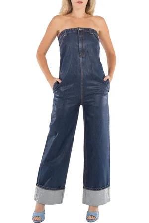 Alexander Wang Strapless Denim Jumpsuit, Brand Size 2