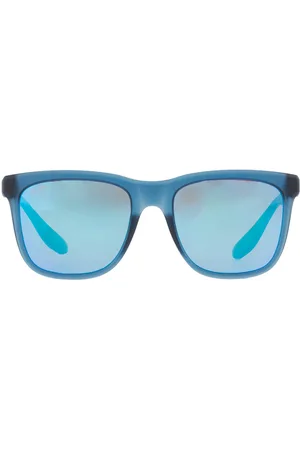 Maui Jim Pehu Blue Hawaii Square Unisex Sunglasses B602-03 55