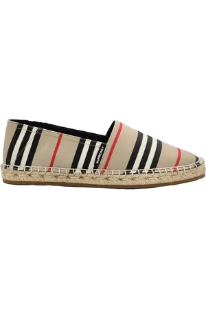 Burberry Archive Beige Alport Icon Espadrilles, Brand Size 37 ( US Size 7 )
