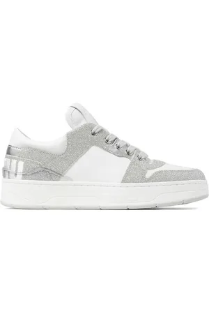 Jimmy Choo Florent/F Low-Top Glitter Sneakers, Brand Size 36 ( US Size 6 )