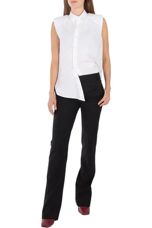 tibi Ladies Black Tropical Wool Elfie Trousers, Size 4