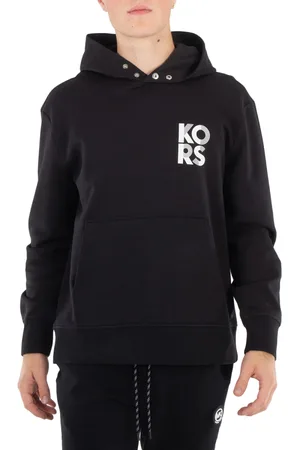 Michael Kors Logo-Print Hoodie, Size Medium