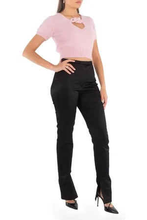 Alexander Wang Stretch-Satin Tailored Legging, Brand Size 4