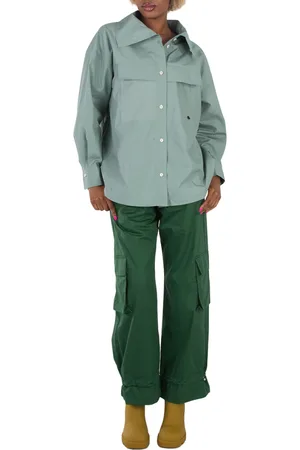 Moncler Logo-Patch Detail Shirt, Brand Size 42 (Small)