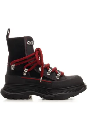Alexander McQueen Tread Slick Hiker Ankle Boots, Brand Size 35 ( US Size 5 )