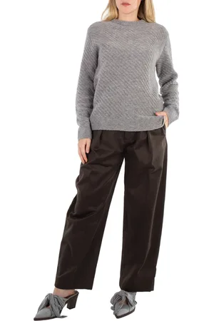 Burberry Cotton Adjustable Strap Pants, Brand Size 12 (US Size 10)
