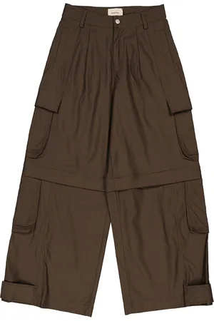Holzweiler Mens Olive Green Ebbi Cargo Trousers, Brand Size 48 (US Size 38)
