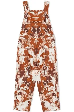 Burberry Boys Marvin Camouflage Dungarees, Size 8Y