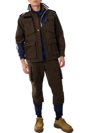 Kolor Mens Khaki Docking Jacket, Brand Size 2 (Medium)
