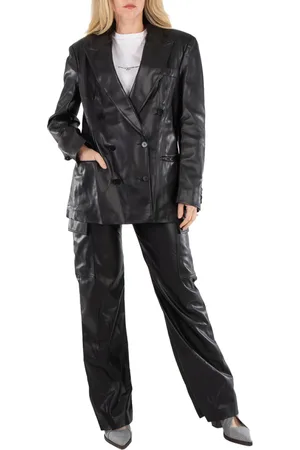 Stella McCartney Ladies Black Cargo-Pocket Straight-Leg Trousers, Brand Size 38 (US Size 4)