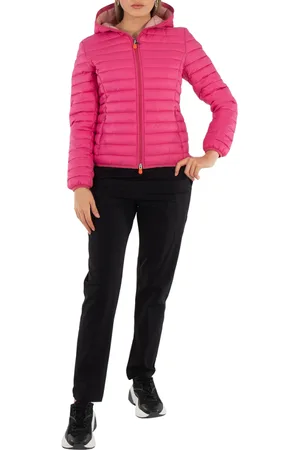 save the duck Gem Pink Dizy Giga Puffer Jacket, Brand Size 1 (Small)