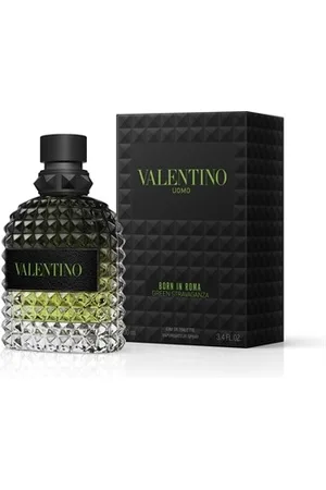 VALENTINO Mens Born in Roma Green Stravaganza EDT Spray 3.4 oz Fragrances 3614274024807