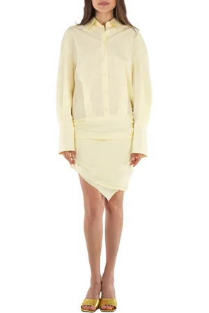 The Attico Ladies Light Banana Hatty Mini Dress, Brand Size 40 (US Size 6)