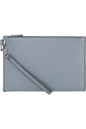 Fossil Ladies Smokey Blue Zip Fastening Wristlet