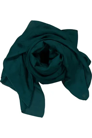 Bvlgari Green Logomania Silk Maxi Stole 245354