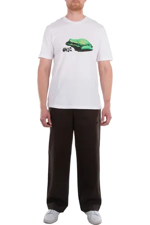 OAMC Mens White Amphibian Short-Sleeved T-Shirt, Size Small