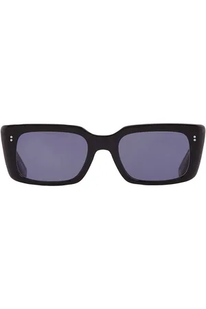 GARRETT LEIGHT GL 3030 SUN Semi-Flat Navy Rectangular Sunglasses 2126 BK/SFNVY 49