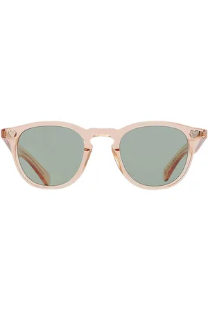 GARRETT LEIGHT GLCO X ANDRe SARAIVA SUN Veridia Oval Ladies Sunglasses 2082 PCY/VRD 46