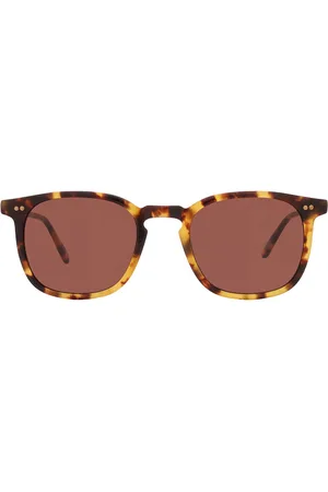 GARRETT LEIGHT RUSKIN SUN Bio Copper Square Sunglasses 2106 BIO SPT/BIO CO 48