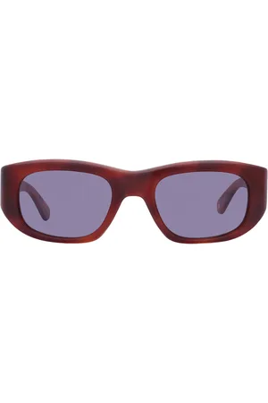 GARRETT LEIGHT LAGUNA SUN Blue Smoke Rectangular Sunglasses 2140 VINBRT/BS 50