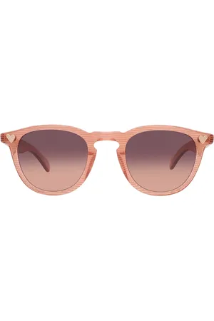 GARRETT LEIGHT GLCO X ANDRe SARAIVA SUN New Gradient Oval Ladies Sunglasses 2082 PST/NEWG 46