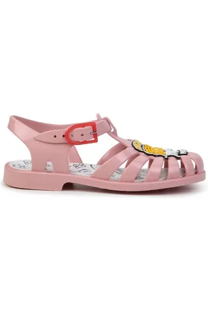 Kenzo Girls Tiger Applique Jelly Sandals, Brand Size 30 ( 13 Kids )