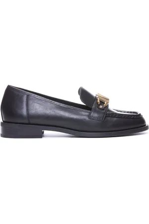 Michael Kors Tiegan Leather Logo Plaque Loafers, Brand Size 7 ( US Size 7 )