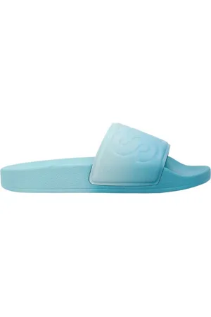 Stella McCartney Boys Logo Ombre Pool Slides, Brand Size 32 (1 Kids)