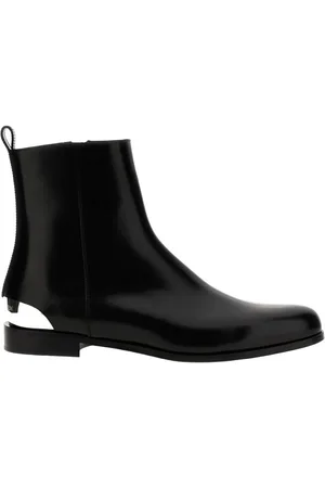 Alexander McQueen Metal Heel Ankle Boots, Brand Size 41 ( US Size 8 )