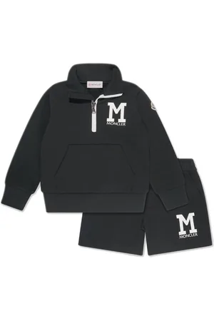 Moncler Boys Monogram Tracksuit Set, Size 4Y