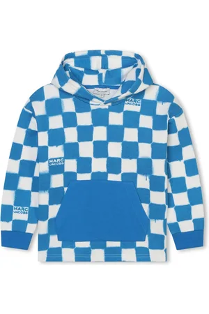 Marc Jacobs Boys Checkered Hooded Sweatshirt, Size 12Y