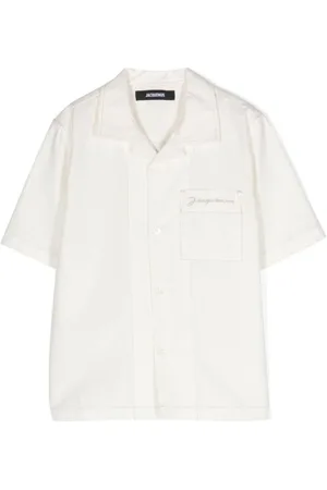 Jacquemus Boys La Chemise Cotton Shirt, Size 8Y