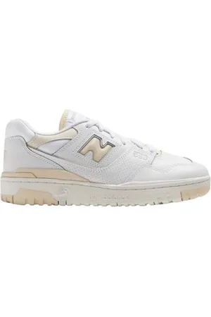 New Balance White 550 Leather Low-Top Sneakers, Brand Size 5.5 ( US Size 5.5 )