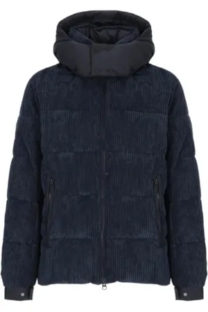 save the duck Corduroy Hooded Padded Jacket, Size Medium