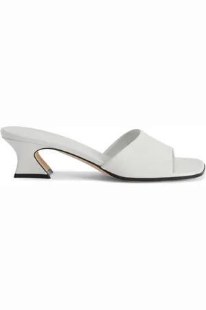 Giuseppe Zanotti Ladies White Solhene 45 Sandals, Brand Size 35 ( US Size 5 )