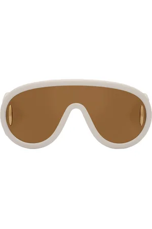Loewe Brown Mirror Mask Unisex Sunglasses LW40108I 25G 140
