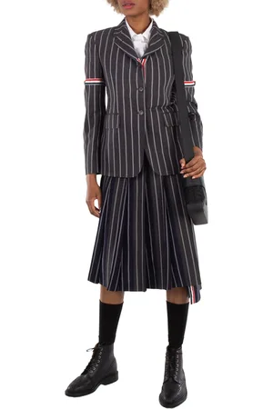Thom Browne Wool Backtab Striped Armband Sport Coat, Brand Size 38 (US Size 2)