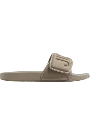 Jimmy Choo Fitz Adjustable Strap Slides, Brand Size 41 (US Size 8)