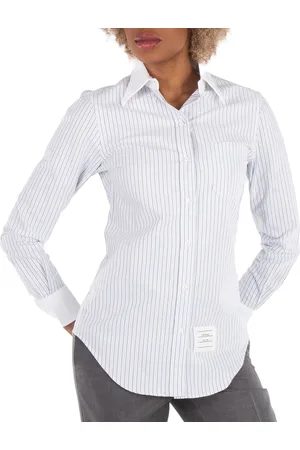 Thom Browne Stripe Oxford Classic Shirt, Brand Size 42 (US Size 6)