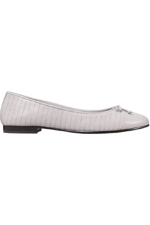 Tory Burch Quilted Leather Ballet Flats, Size 8